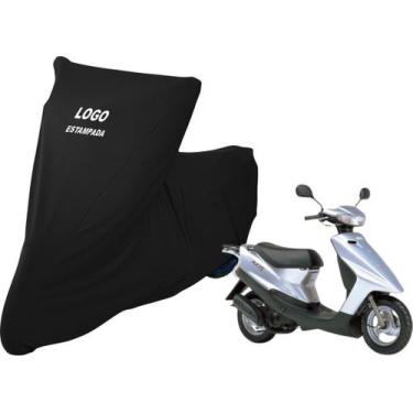 Imagem de Capa De Tecido Helanca Lycra Moto Yamaha Axis 90 Sob Medida - Mz, Pret