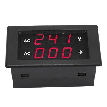 Imagem de Medidor de Ampere Voltímetro Com Display Digital LED para Medição AC 100-300V (Vermelho vermelho)