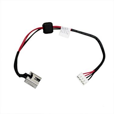 Imagem de GinTai Conector de alimentação CC com conector de soquete de cabo de substituição para Toshiba Satellite P755-S5261 P755-S5262 P755-S5263 P755-S5268 P755-S5269