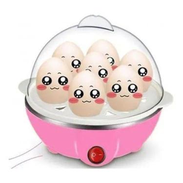 Imagem de Cozedor Ovos Máquina De Cozinhar A Vapor Rosa Egg Cooker - CEROHS
