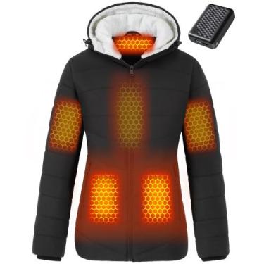 Imagem de Jaqueta de Lã Aquecida Genovega com Bateria para Mulheres