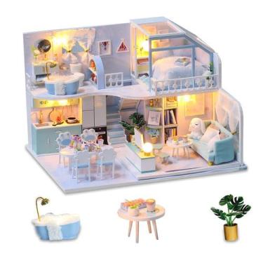 Imagem de Kit de Casa de Bonecas em Miniatura GudoQi Simple Life House - Escala 