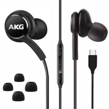 Imagem de Fones de Ouvido Estéreo AKG Type-C para Samsung Galaxy - Pretos