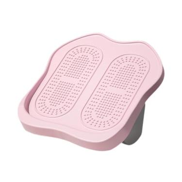 Imagem de Dynwave Placa de maca de panturrilha de bezerro inclinada à placa de estiramento da tábua da placa dobrável para exercícios, Rosa