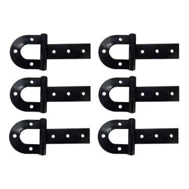 Imagem de Dobradiça De Porteira Ferradura Forjada 250mm Tarza 6un