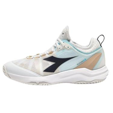 Imagem de Diadora Tênis feminino Speed Blushield Fly 4+ All Ground, branco/azul, 39