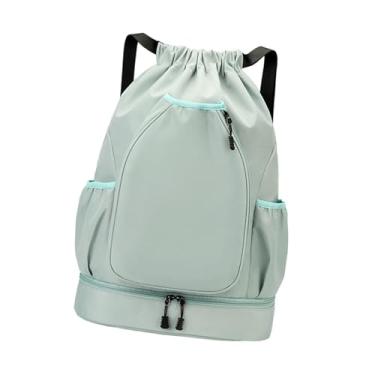 Imagem de Colaxi Mochila de tênis, mochila esportiva, bolsa multifuncional de badminton com compartimento de sapatos para squash raquet badminton racquet, Verde