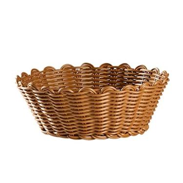 Imagem de Cesta de pão de prato de frutas de mesa cesta de frutas cesta de pão cesta de comida de restaurante (tamanho: 14 cm) (18,5 cm)