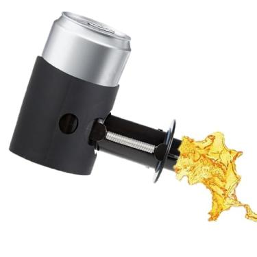 Imagem de Longpartner Ultimate beer Shotgun Tool Gadget Cans Holder Sleeves Great Gifts for Party, Tailgating Black Shoot a Can with a Creative Way