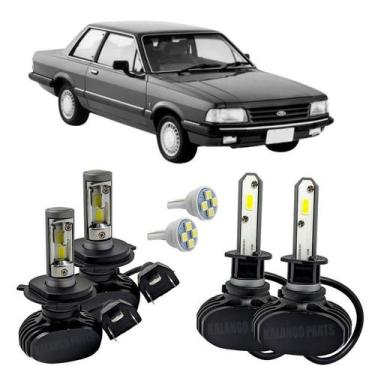 Imagem de Kit Ultra Led Farol Alto Baixo H4 Milha Del Rey 1981 A 1984 - Autovex