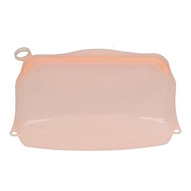 Imagem de Bolsa de Silicone Espessada -Bolsa de Armazenamento Reutilizável Armazenamento Portátil Cuidado Com a Pele Organizador (M)