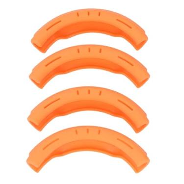 Imagem de Protetor de protetor de protetor de hélice Conjunto de pára -choques anti -colisão TPE Anel de proteção para avata 2 drone 4pcs (Laranja)