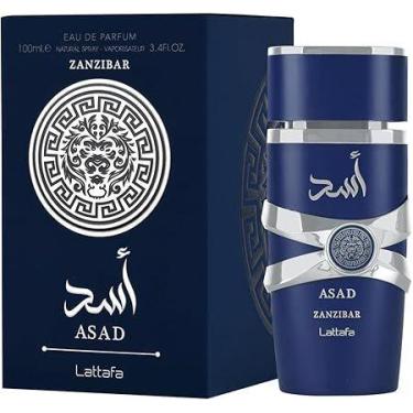 Imagem de Perfume Árabe Asad Zanzibar Da Lattafa Eau de Parfum Masculino 100ml O