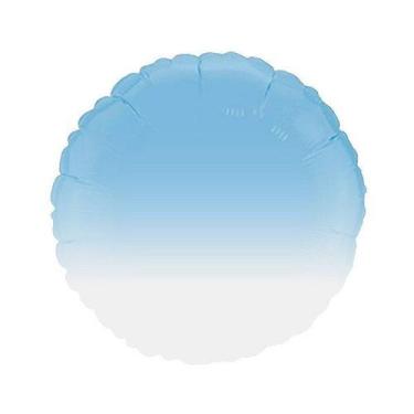 Imagem de Balão de Festa Metalizado 20" 50cm - Redondo Gradient Azul Baby - 01 U