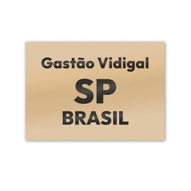 Imagem de Imã de Geladeira Gastão Vidigal São Paulo MDF 8cm x 5cm