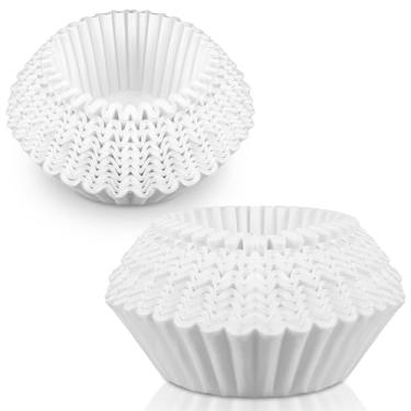 Imagem de AmazingSpark 500 filtros de café extra grandes, filtros de papel comerciais brancos descartáveis para cafeteira, restaurantes, grandes cervejeiras, sem transbordamento, sem rasgos (38 x 13 cm)