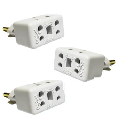 Imagem de Kit de adaptador de receptáculo, pino sólido 10A/20A, durável (3 Unidades)