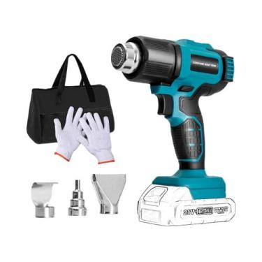 Imagem de Pistola De Ar Quente Sem Fio 21V Para Bateria Makita Pistola De Calor 