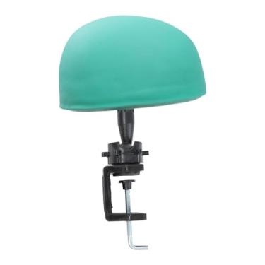 Imagem de MotiveTech Suporte de cabeça de peruca de manequim, ferramenta profissional para costura de cabelo, modelagem de cabelo plano e exibição de chapéus para mulheres