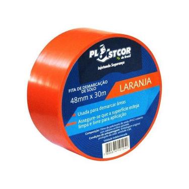 Imagem de Fita Demarcação De Solo, Chão De Fábrica, Blindex - Amarela 48mm x 30m