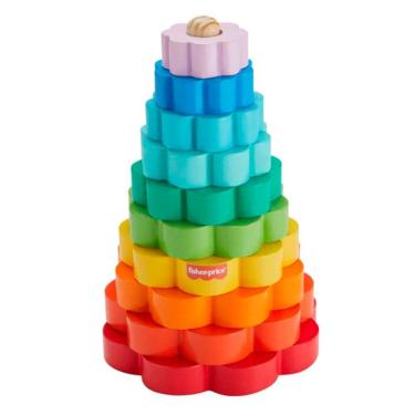 Imagem de Anéis Empilháveis de Madeira Fisher-Price