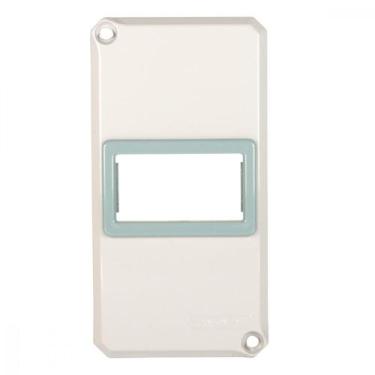 Imagem de Tampa para condulete 1" com 1  posto horizontal para sistema modular -