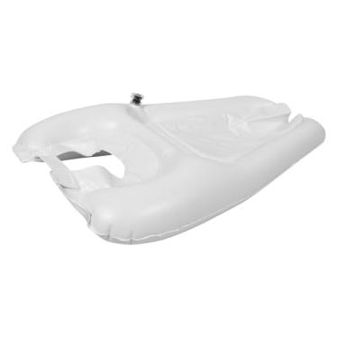 Imagem de Bandeja de xampu inflável para lavatório de cabelo, suprimentos de limpeza de cabeceira para idosos idosos acamados com deficiência