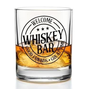 Imagem de Yomisex Copos de uísque engraçados 290 ml, presentes para bebedores de uísque para homens, presentes para amantes de uísque, copos de pedras à moda antiga, para beber uísque, bourbon, coquetel, licor