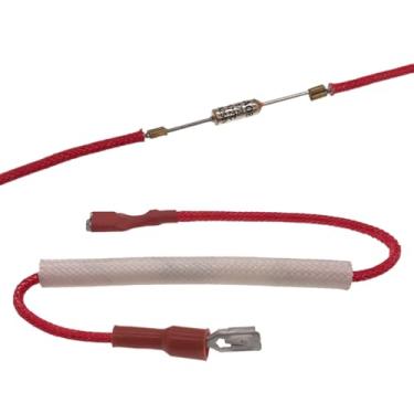 Imagem de XHSESA Fusível de temperatura universal para panela de arroz 142℃/172℃/185℃/192℃/216℃/240℃ 10A 250V Fusível térmico para peça de reparo de panela de pressão elétrica (172℃(10A 250V))