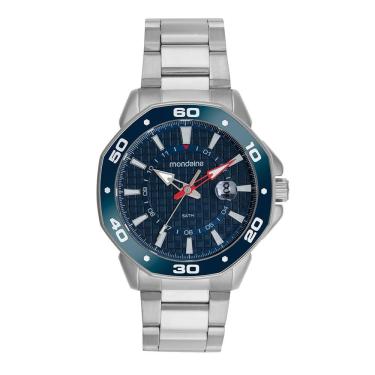 Imagem de Relógio MONDAINE masculino cronógrafo azul 32878G0MVNE2