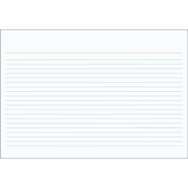 Imagem de Tilibra - Ficha Pautada Número 2 - 4x6 100 Folhas