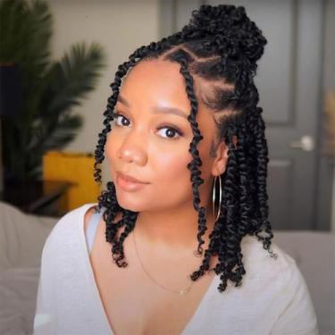 Imagem de Passion Twist Hair LOSMOEER, pré-torcido, 10 polegadas, pacotes com 8