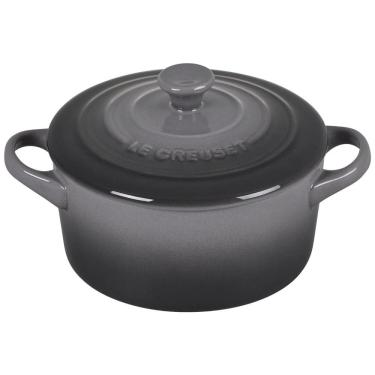 Imagem de Mini Caçarola de Cerâmica 400 mL Esmaltada e Antiaderente, LE CREUSET PG1160T 147F, Azul