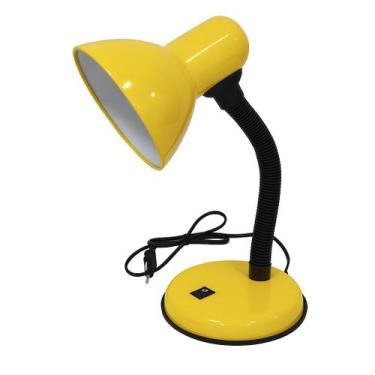 Imagem de Abajur Luminária de Mesa Bivolt Flexível Base E27 para Estudo Escritór