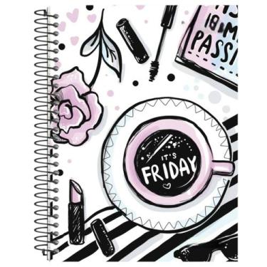 Imagem de Caderno Universitário 10 Matérias Estilosa 160 Folhas - PanAmericana, 