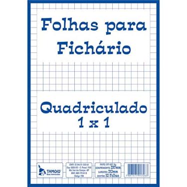 Imagem de Tamoio 1726, Bloco Para Fichário Universitário Quadriculado 50Folhas, Multicolor, pacote de 5