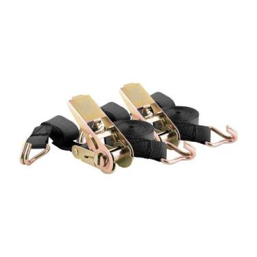 Imagem de Kit 2 jogos cinta catraca amarração de carga 800kg vonder