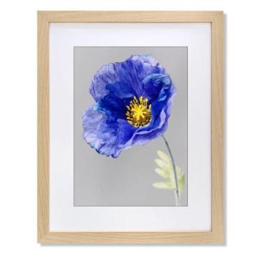 Imagem de Porta-retratos VNVNK de madeira natural 35x50cm com capa acrílica