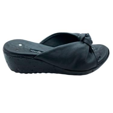 Imagem de Sandália Ana bela com energia magnética  Confortável Kenfoot - Dark, P