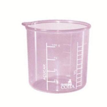 Imagem de Copo de Medidas Graduado 100ml Com Bico Dosador Multiuso - INJETEMP, R
