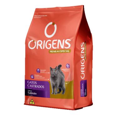 Imagem de Ração Origens Gatos Castrados Salmão - 10,1kg