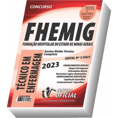 Imagem de Apostila Fhemig - Técnico Em Enfermagem - Curso oficial
