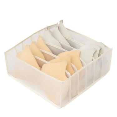 Imagem de Kit 5 Unidades de Organizador Sutia Bojo 6 Nichos Ordene Sua Gaveta - 
