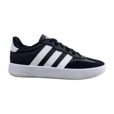 Imagem de Tênis Adidas Barreda JI2307 Masculino Preto + Branco-Masculino