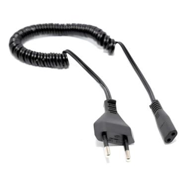 Imagem de Cabo De Força Para Barbeador Tipo 8 Espiral 10a Preto 127/220v