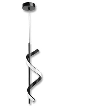 Imagem de Luminária Pendente Led Espiral 3 Em 1 Luxo Moderno Lustre