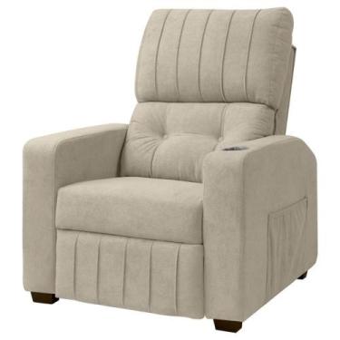 Imagem de Poltrona Reclinável Da Mamãe Amamentação Bouclê - SOFA STORE, Boucle B