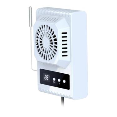 Imagem de Dualoai Répteis, Termômetros, Acessórios para Gaiolas de Pássaros, Antiderrapantes, Silenciosos para Terrários de Répteis, Canários, Dragões-barbudos E, Branco