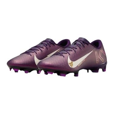 Imagem de Nike Chuteira de futebol Mercurial Vapor 16 Academy Kylian Mbappe MG de cano baixo (FQ8377-500, roxo grande/marfim claro), Roxo grande/marfim pálido, 34 BR