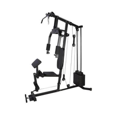 Imagem de Estação de Musculação Completa Bonafit 66kg 24 Exercícios Estrutura Re